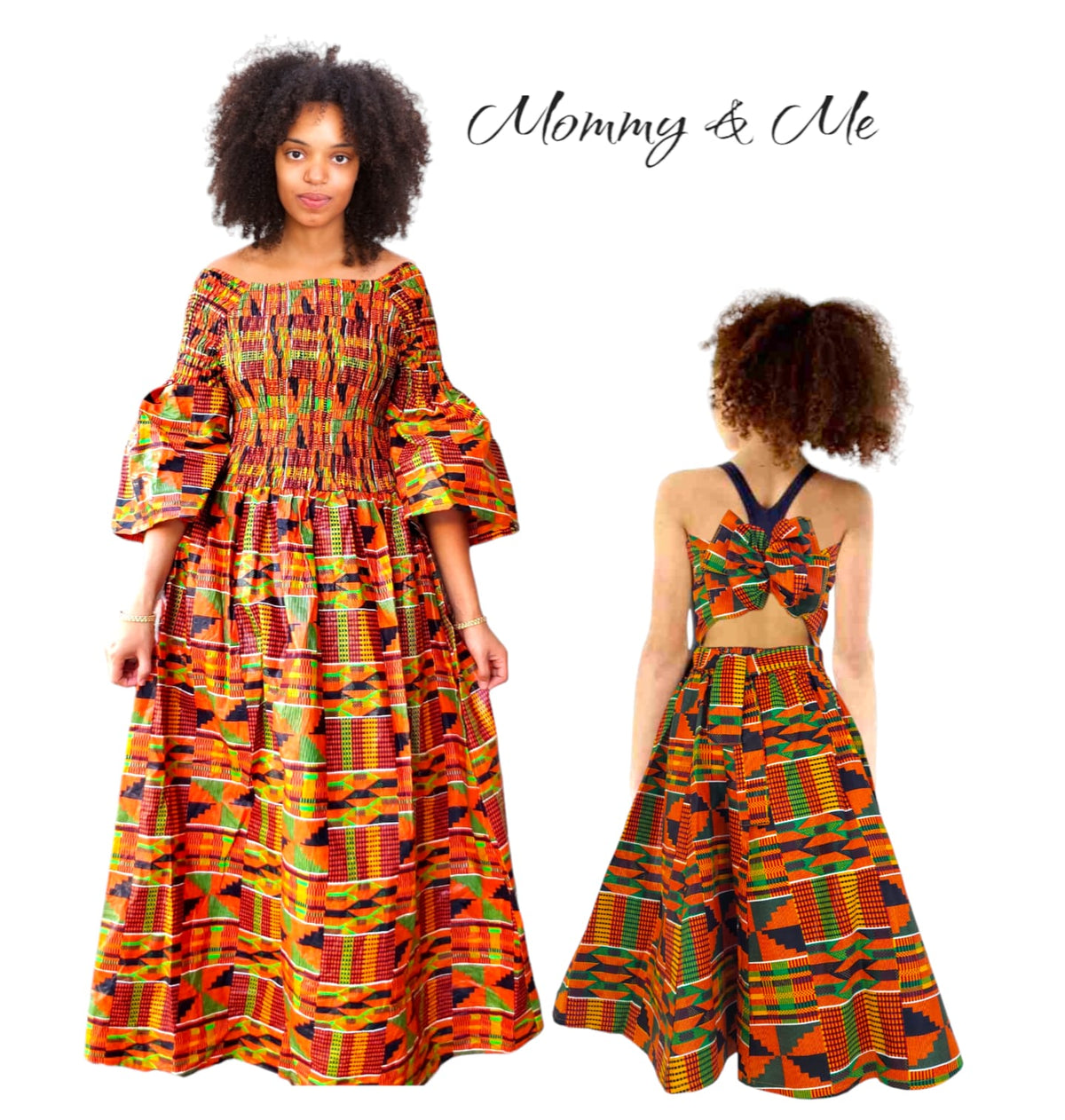 Mommy & Me Matching Set-Dark Kente