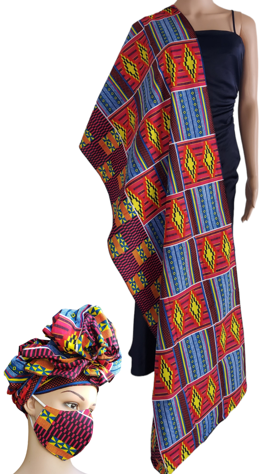 Scarf Headwrap/ African  Print