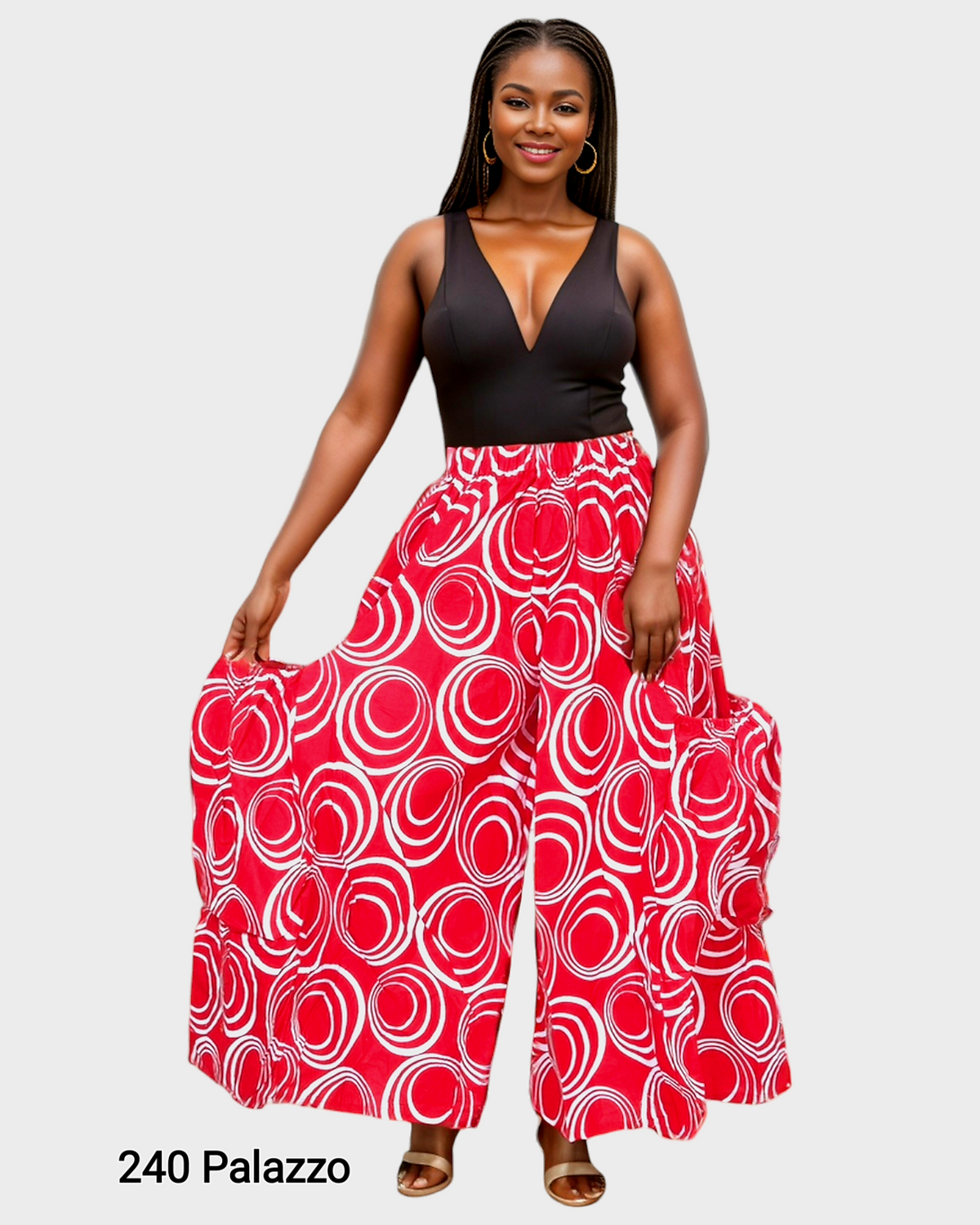 240 Big Pocket Palazzo Pant