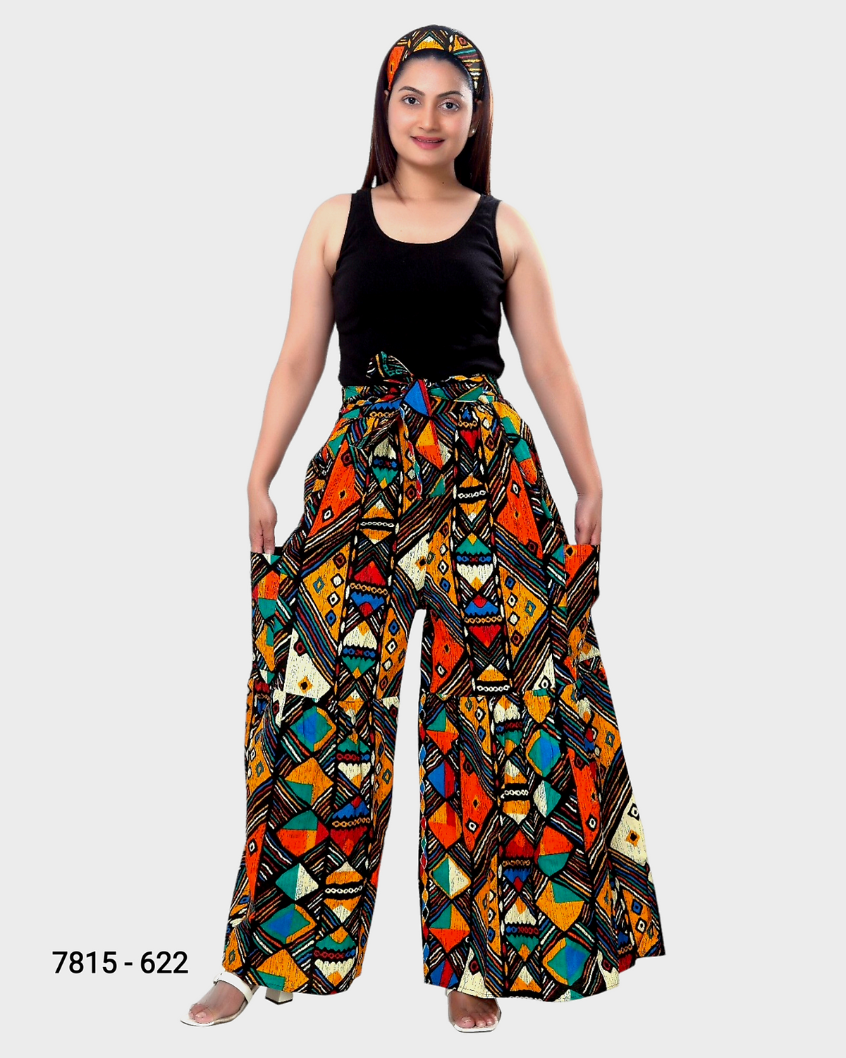 7815 Tiered Palazzo Pant