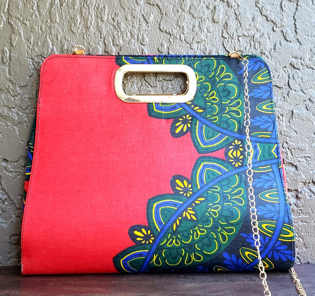 Clutch Purse/ Cross Body- Red