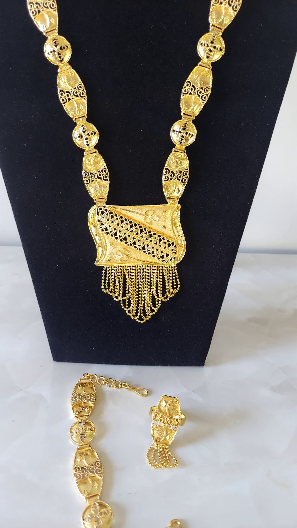 Gold Necklace Set -11A