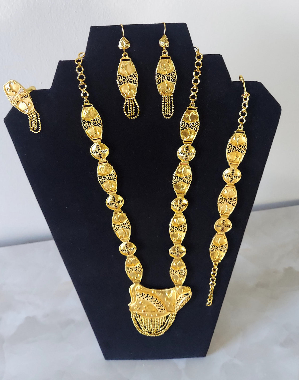 Gold Necklace Set-11B