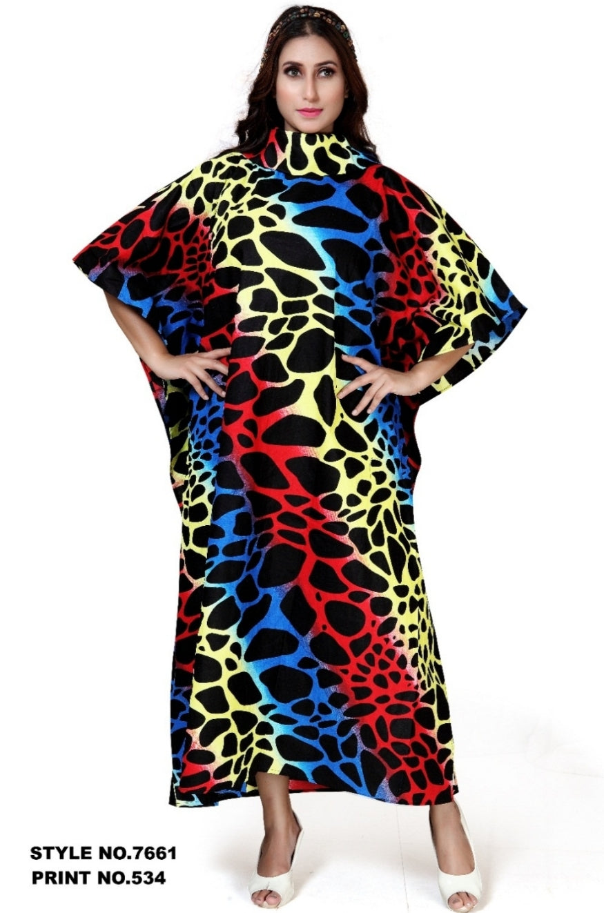 Kaftan Dress African Print -7661